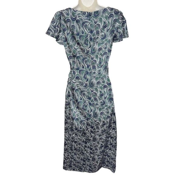 Cinq a Sept Kacydie Dark Emerald Multi Dress NWT Size 2 - Picture 7 of 11